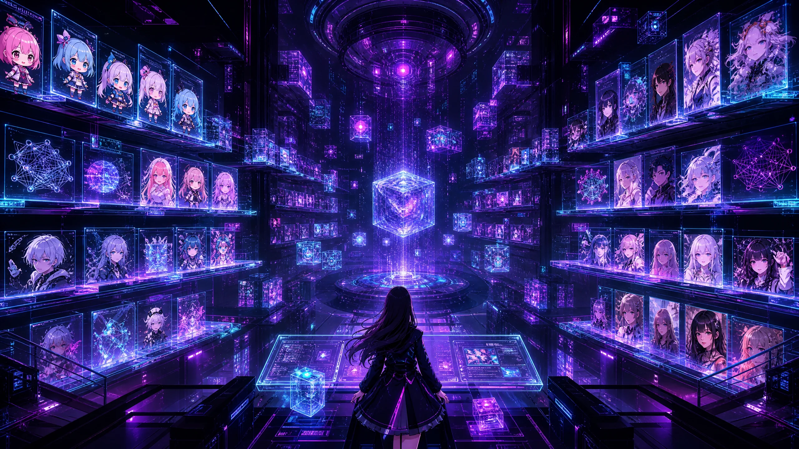 AI绘画模型库全景展示各类二次元模型资源